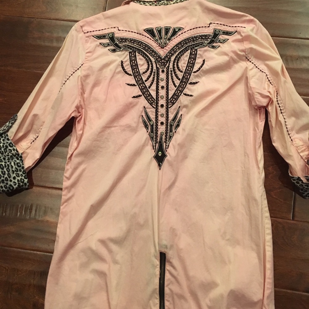 ROAR WOMENS WESTERN SHIRT ...SZ L...NWT - Picture 6 of 8